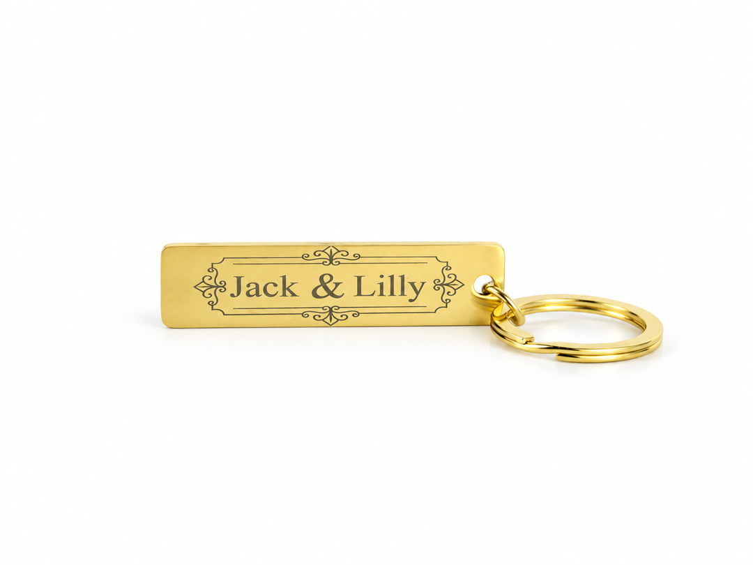 Personalised Partners Keyring
