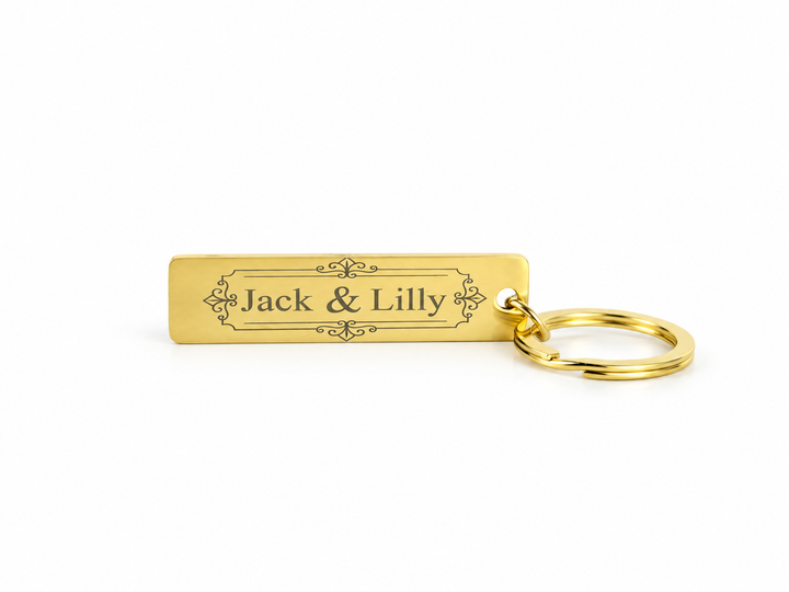 Personalised Partners Keyring