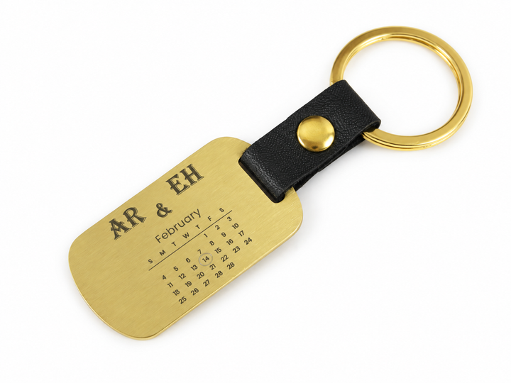 Couples Date Charm Dog Tag