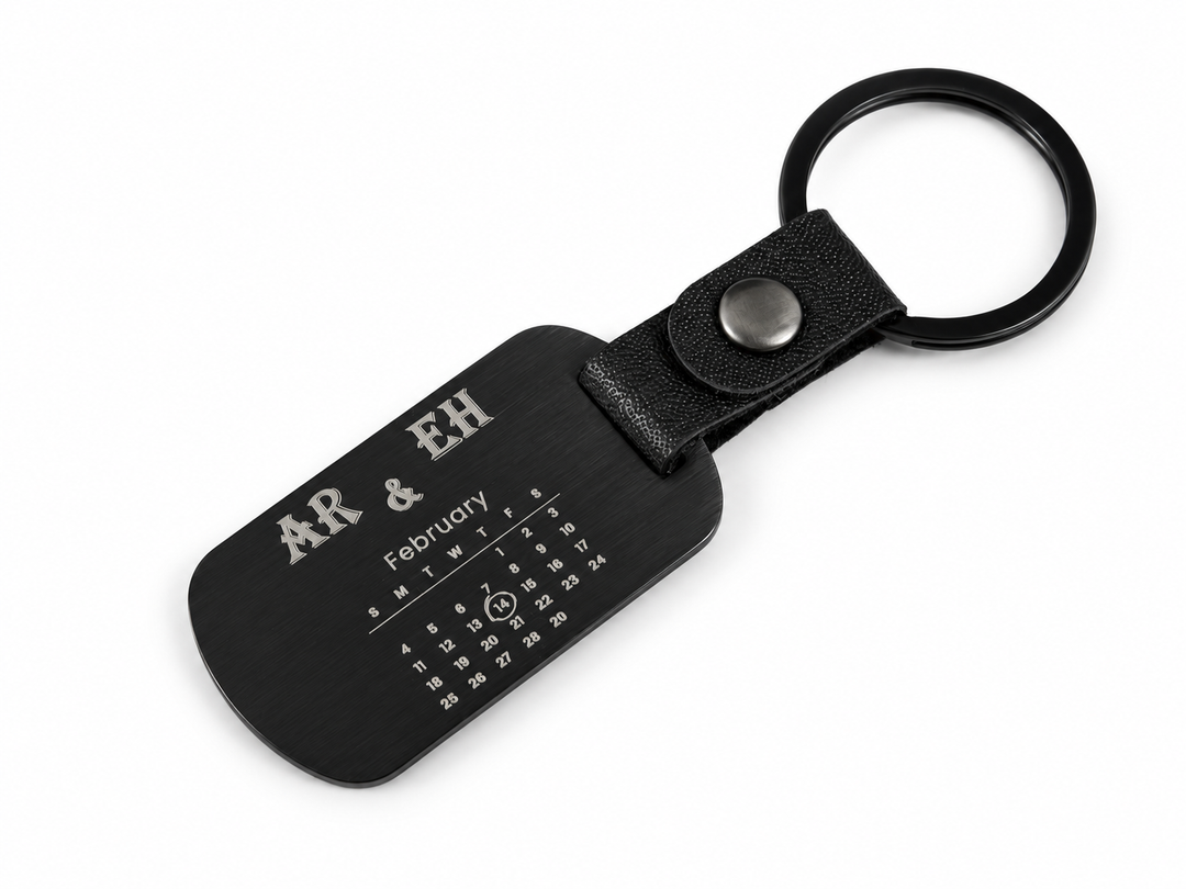 Couples Date Charm Dog Tag