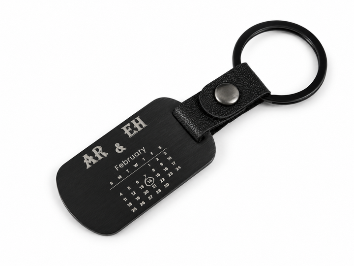 Couples Date Charm Dog Tag