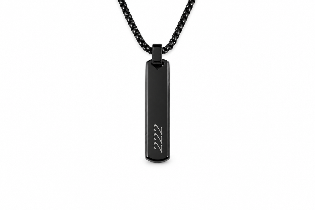 Angel Numbers Bar Necklace