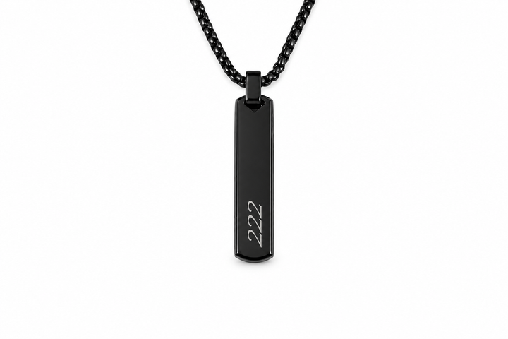 Angel Numbers Bar Necklace