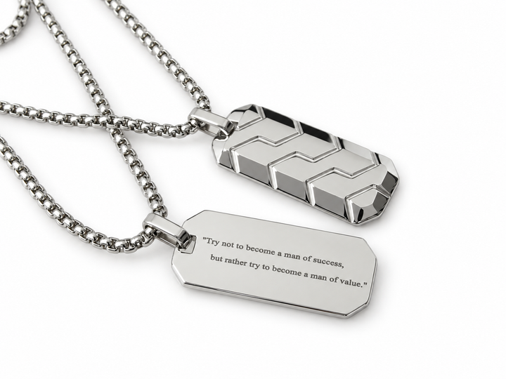 Motivational Quote Tyre Tread Pendant