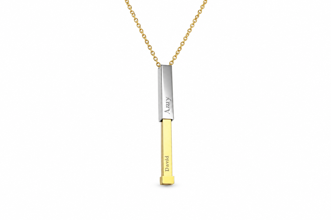 Hidden Name Push Up Necklace