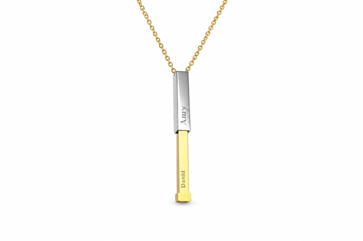 Hidden Name Push Up Necklace