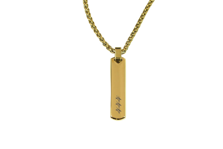 Angel Numbers Bar Necklace
