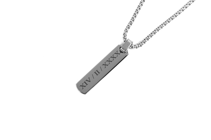 Personalised Roman Numeral Necklace