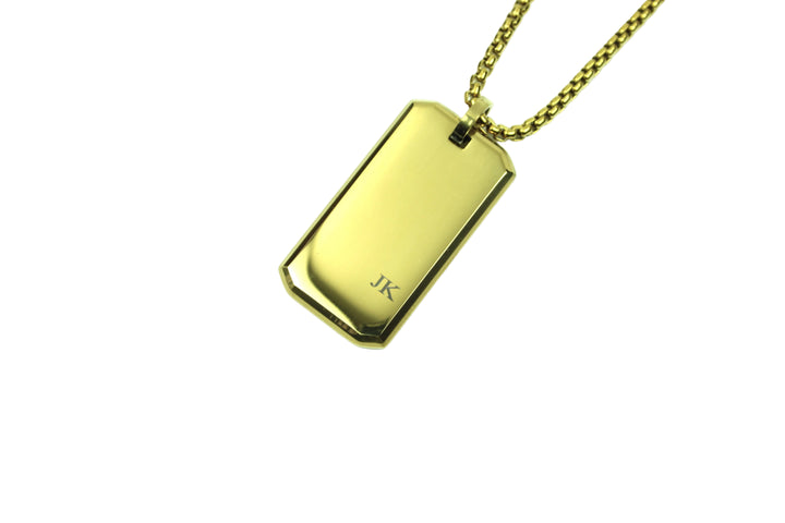 Minimalist Small Initial Bar Necklace