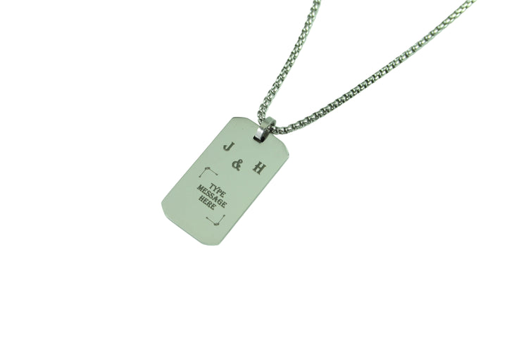 Personalised Initials Couples Necklace