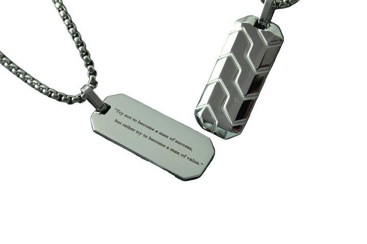 Motivational Quote Tyre Tread Pendant