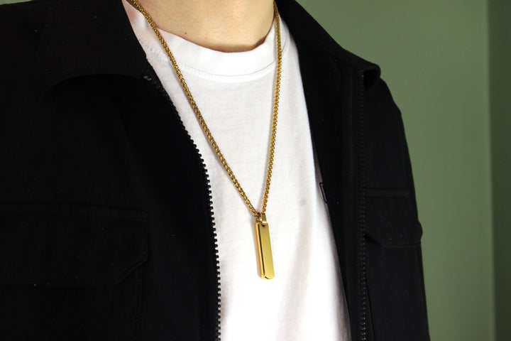 Coordinates Bar Necklace
