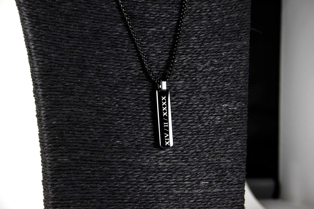 Personalised Roman Numeral Necklace