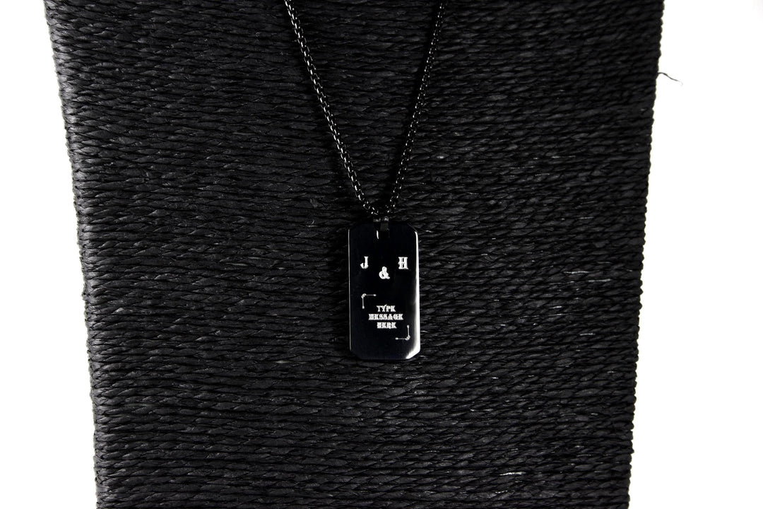 Personalised Initials Couples Necklace