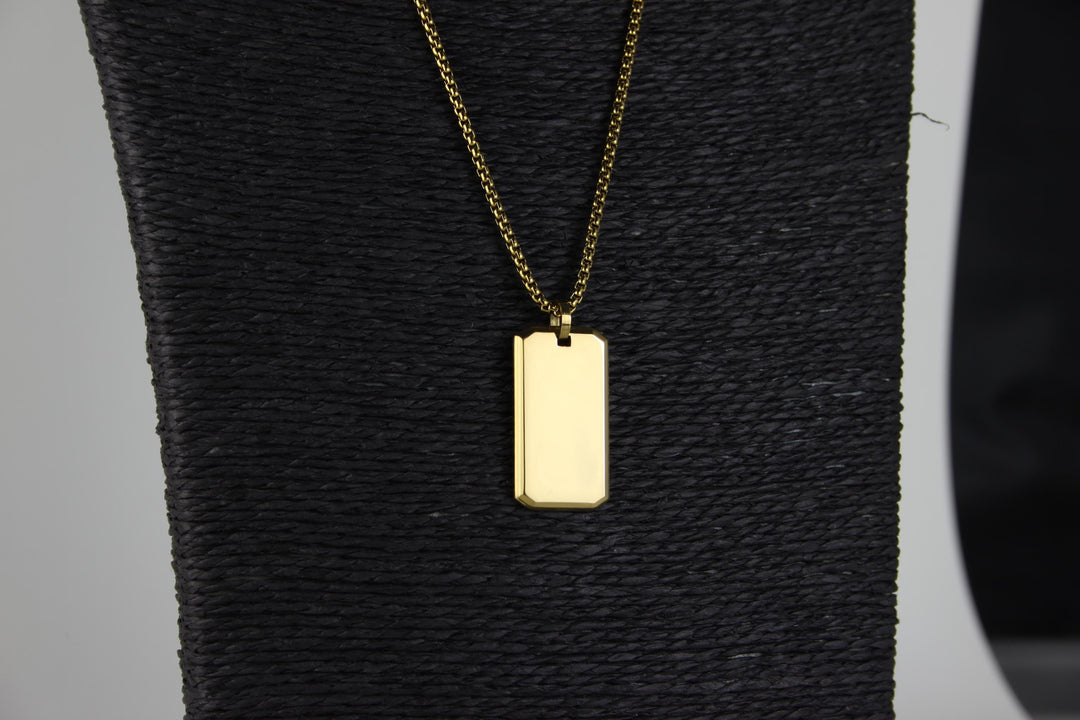 Motivational Quote Necklace Engraved