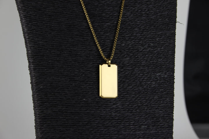 Motivational Quote Necklace Engraved
