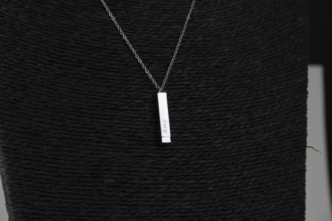 Hidden Name Push Up Necklace