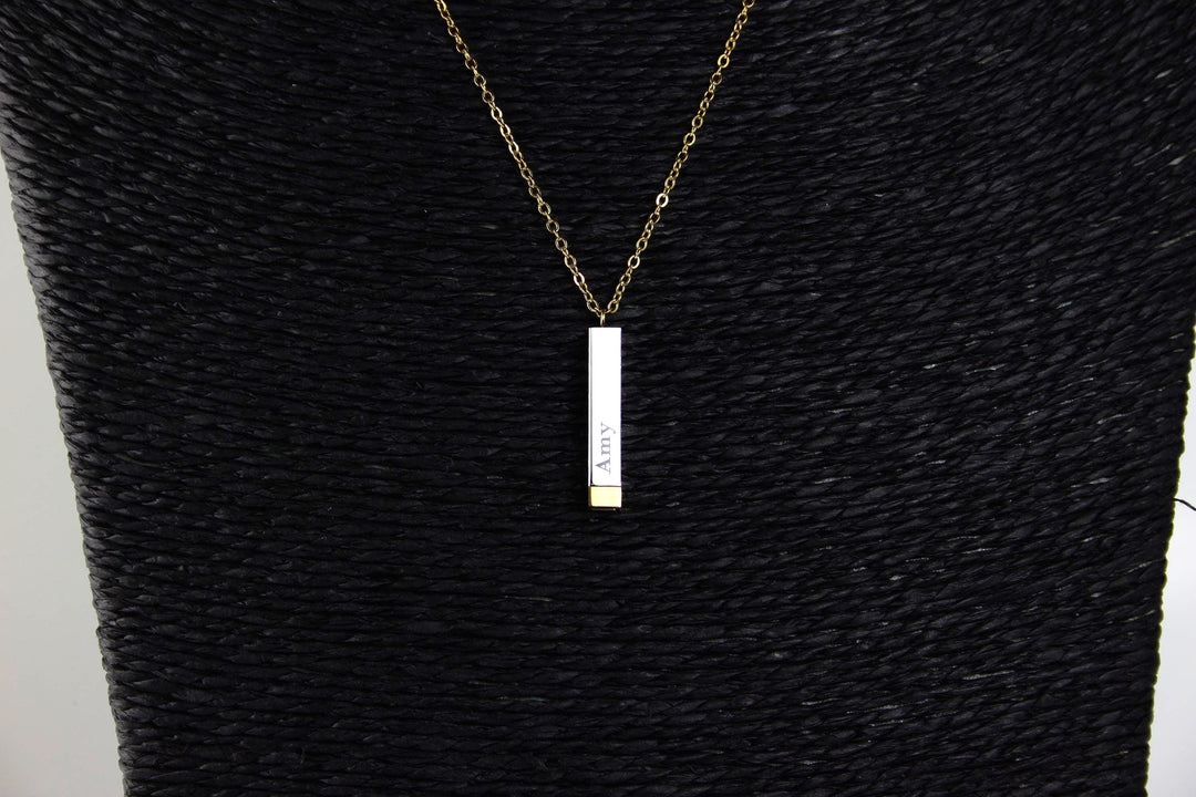 Hidden Name Push Up Necklace