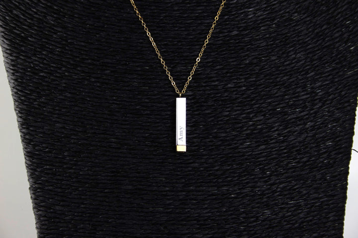 Hidden Name Push Up Necklace