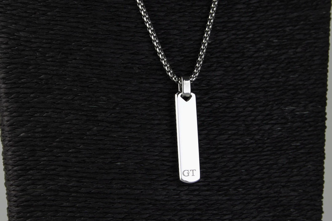 Personalised Initial Bar Necklace
