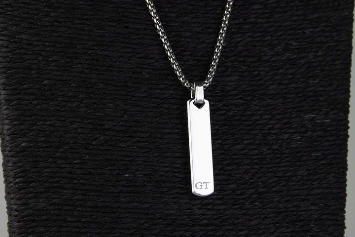 Personalised Initial Bar Necklace