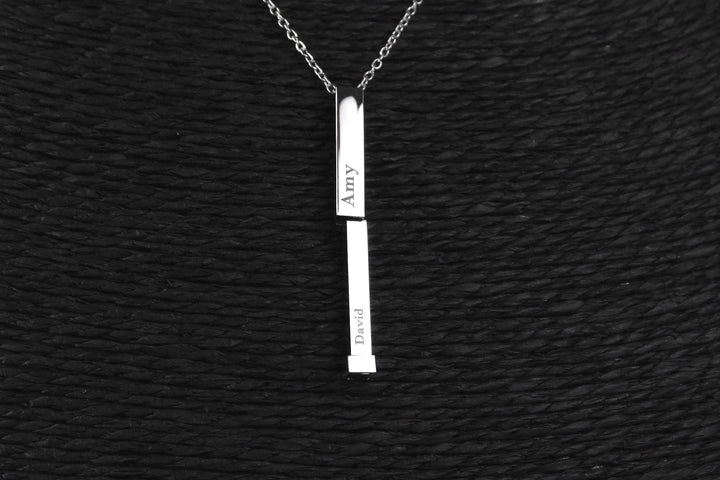 Hidden Name Push Up Necklace