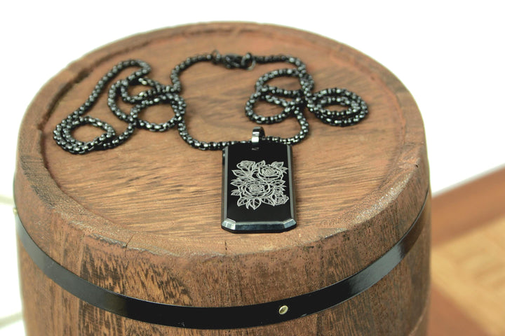 Personalised Jewellery Floral Pendant