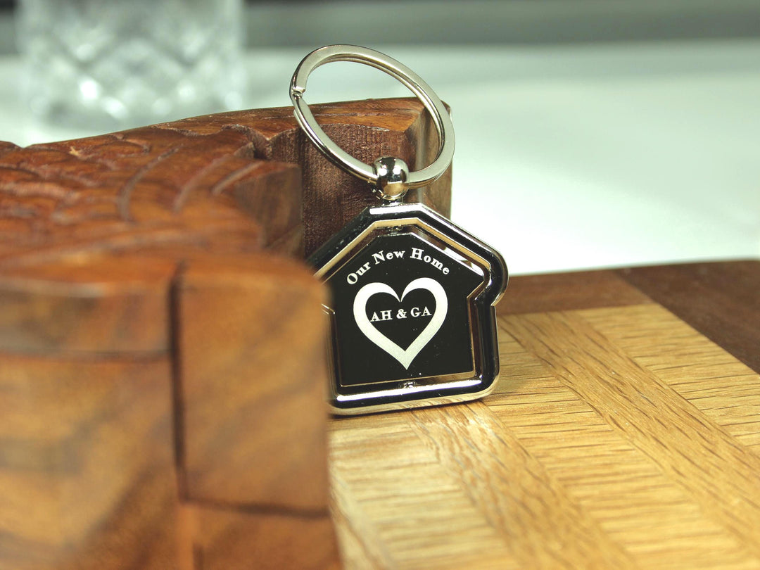New Home Keyring for Couples