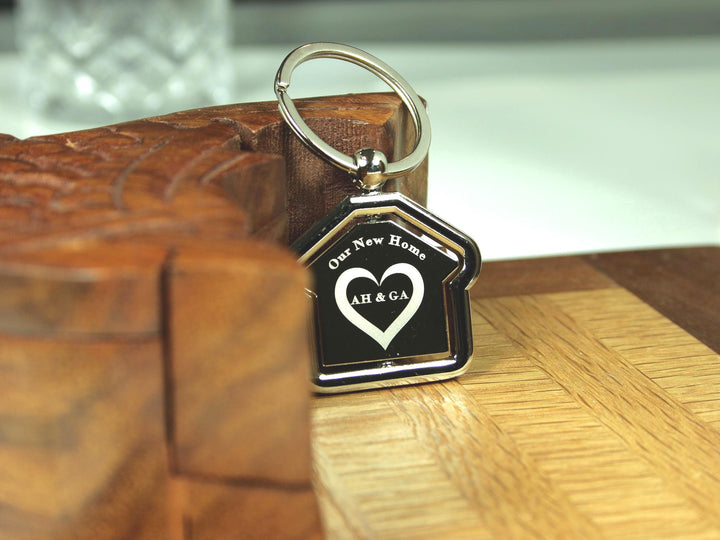 New Home Keyring for Couples