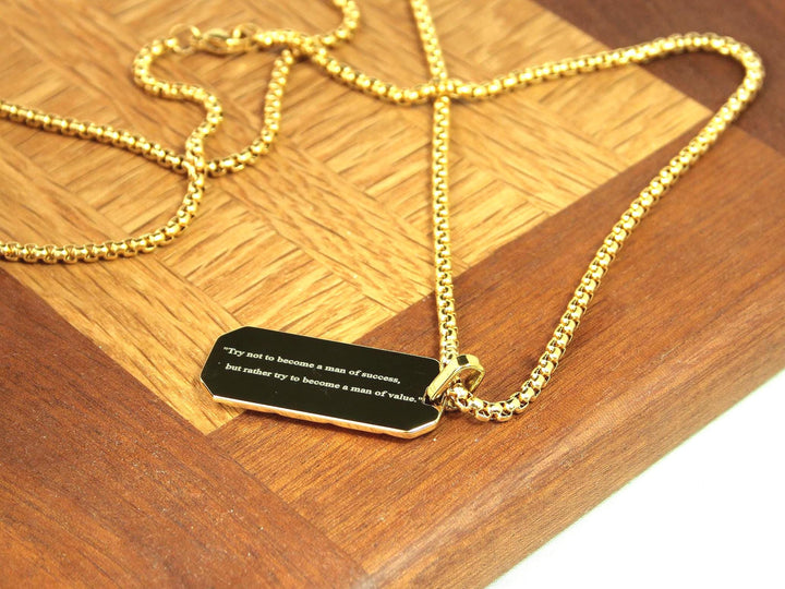 Motivational Quote Tyre Tread Pendant