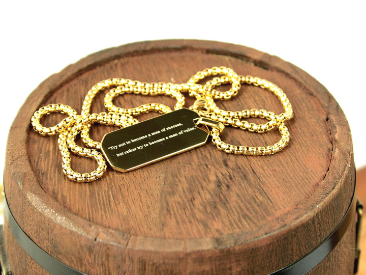 Motivational Quote Tyre Tread Pendant