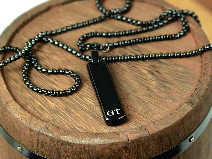 Personalised Initial Bar Necklace