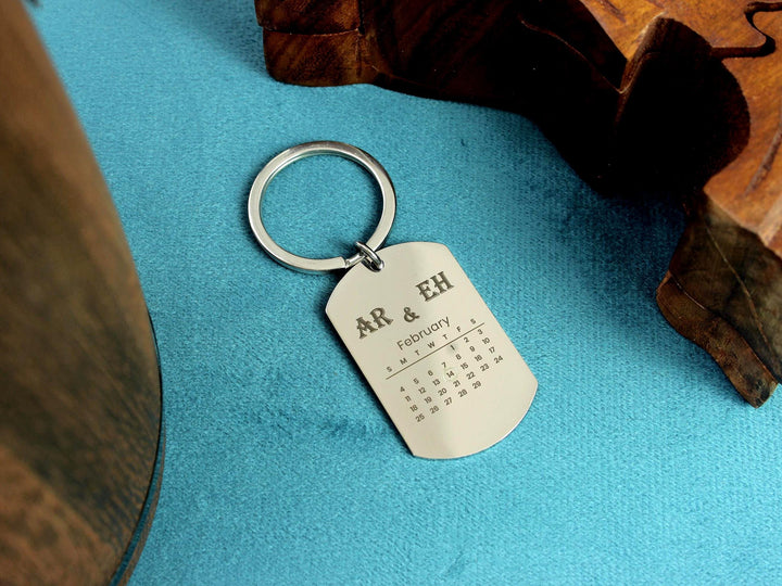 Personalised Calendar Keychain