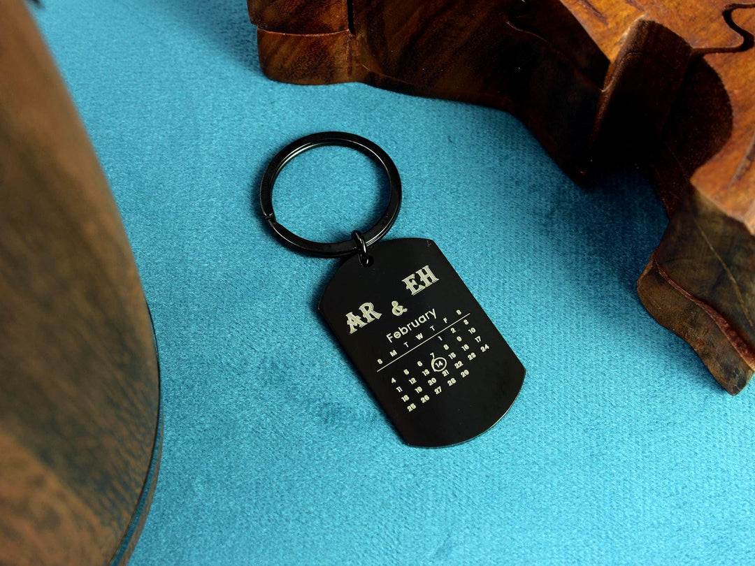 Personalised Calendar Keychain