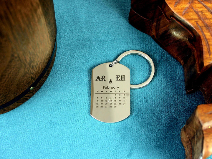 Personalised Calendar Keychain