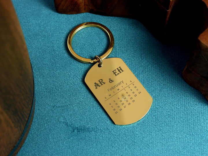 Personalised Calendar Keychain