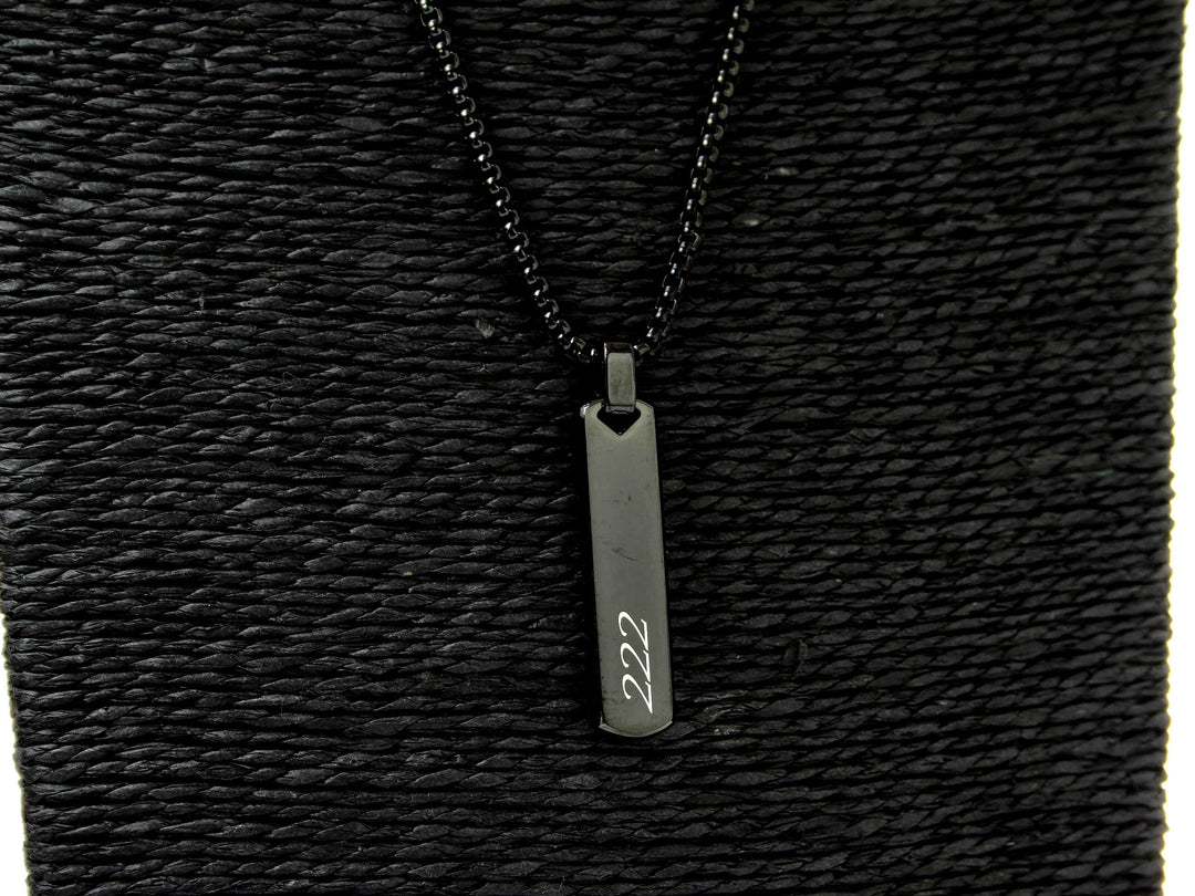 Angel Numbers Bar Necklace