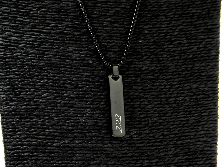 Angel Numbers Bar Necklace
