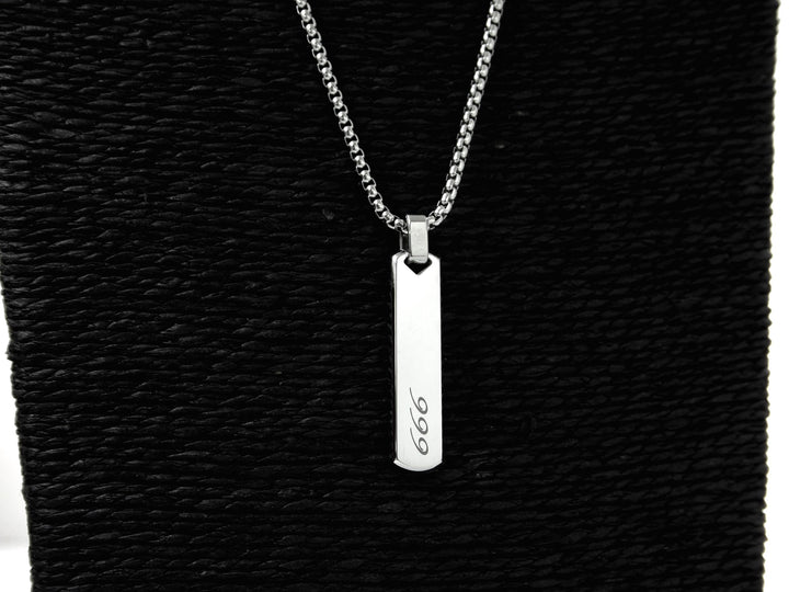Angel Numbers Bar Necklace