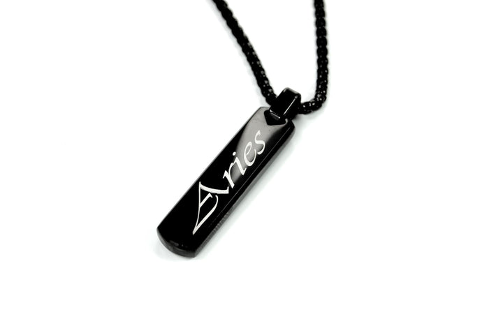 Personalised Zodiac Bar Necklace