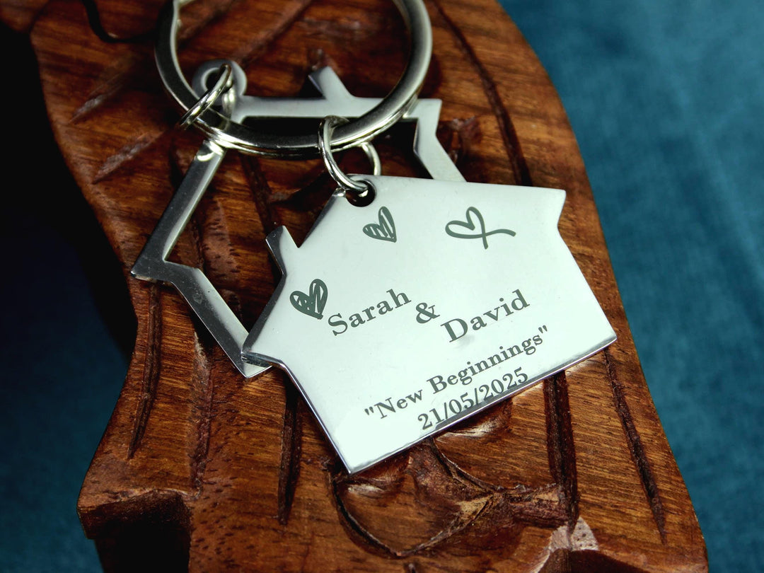 Double House Keychain