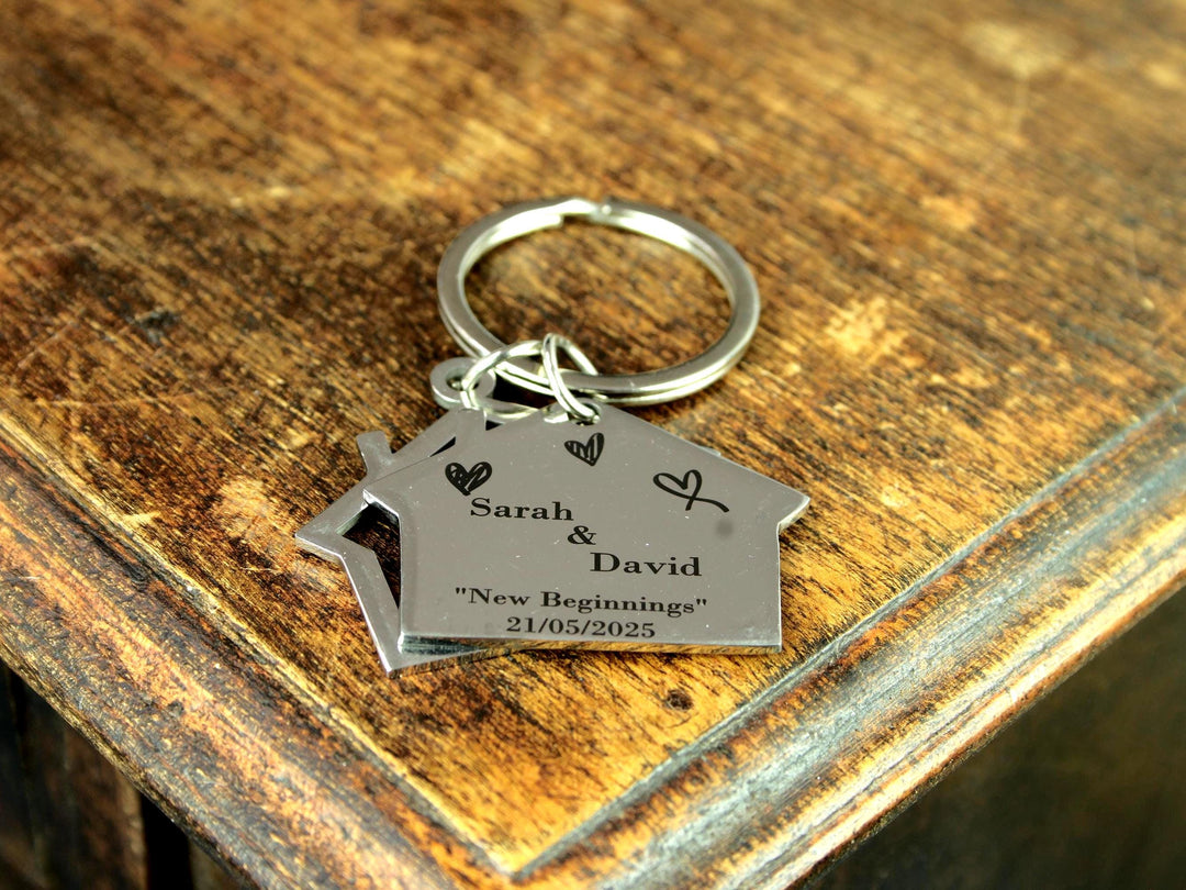 Double House Keychain