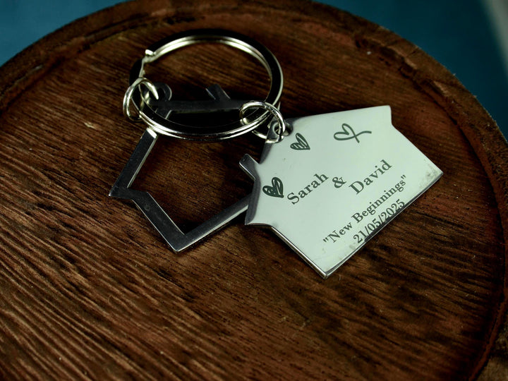 Double House Keychain