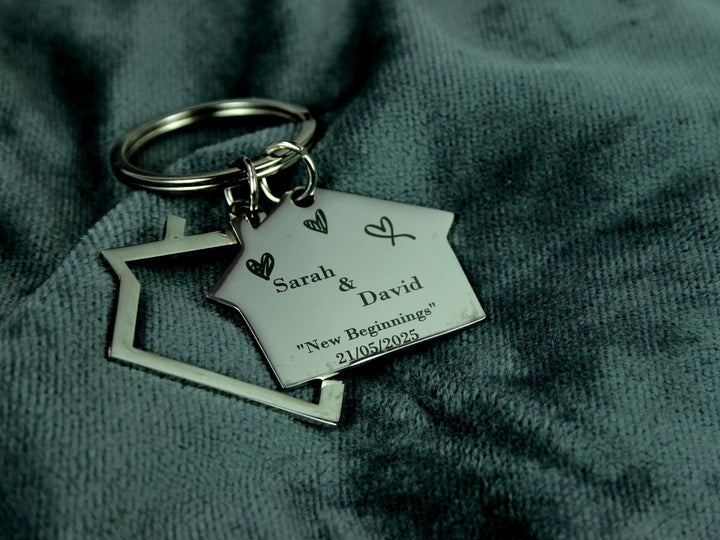 Double House Keychain