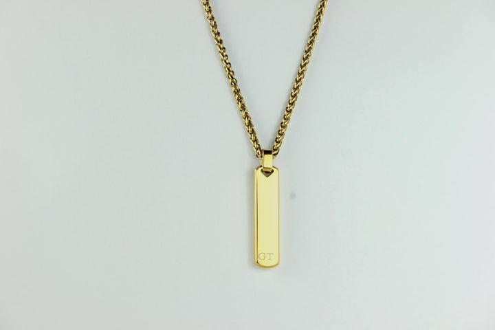 Personalised Initial Bar Necklace