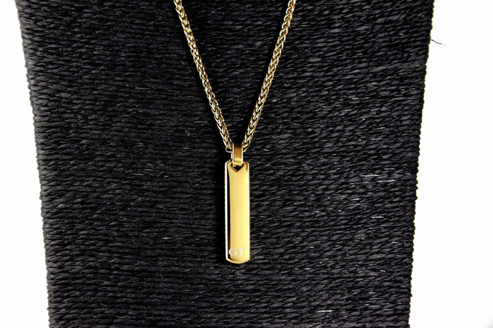 Personalised Initial Bar Necklace