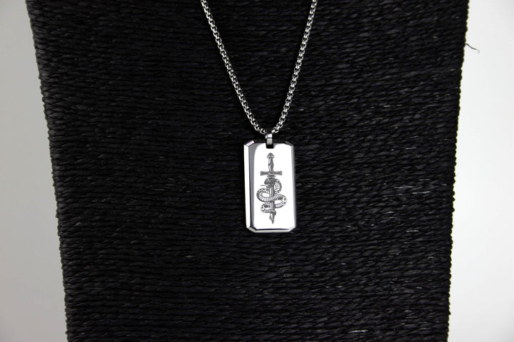 Motivational Necklace, Personalised Pendant