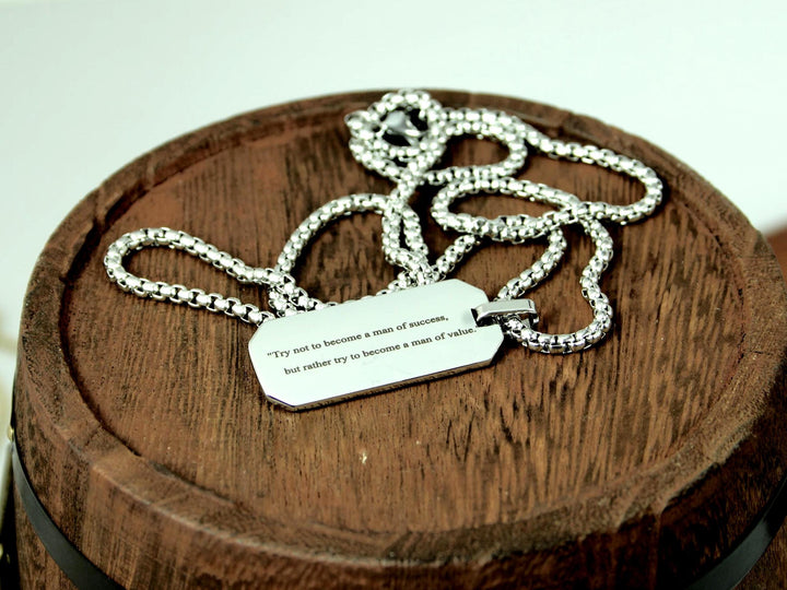 Motivational Quote Tyre Tread Pendant