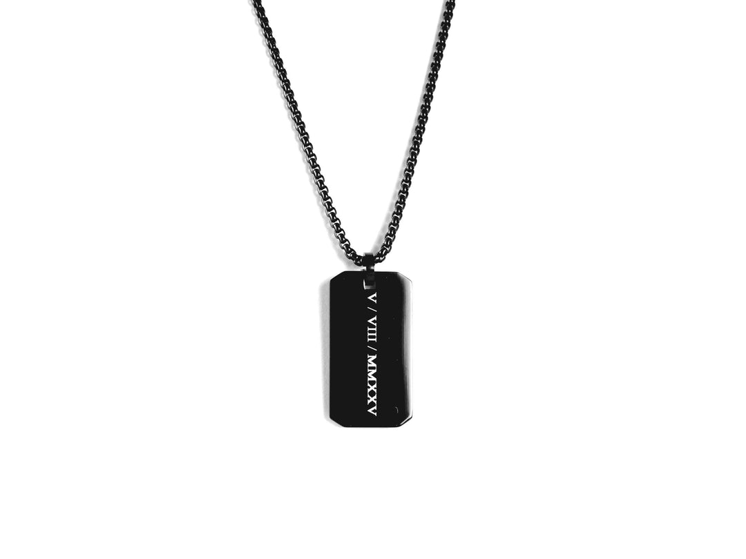 Black Victorian Style Roman Numerals