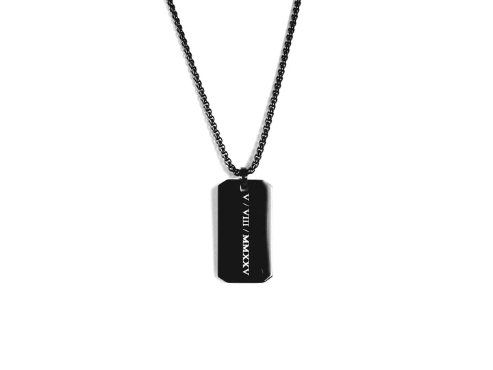Black Victorian Style Roman Numerals